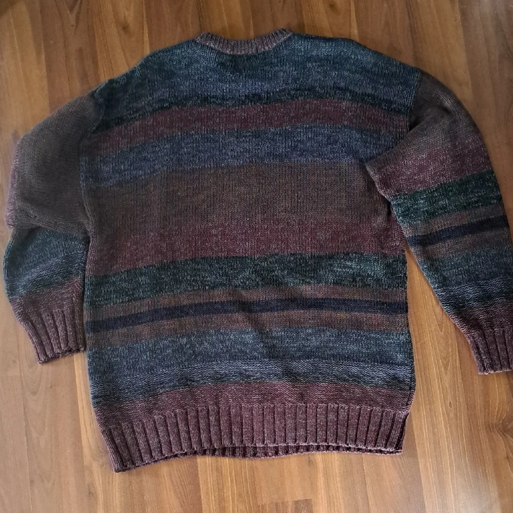 Gant Men's Multicolor Striped Crewneck Sweater. 100% Cotton - Picture 5 of 5